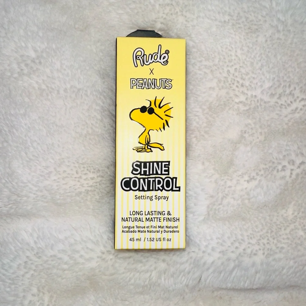 NIB Rude Peanuts Shine Control Setting Spray